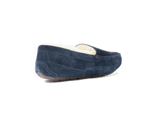 UGG MEN'S MOCCASINS ASCOT NAVY