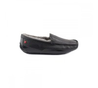 UGG MEN'S MOCCASINS ASCOT STAR METALLIC BLACK