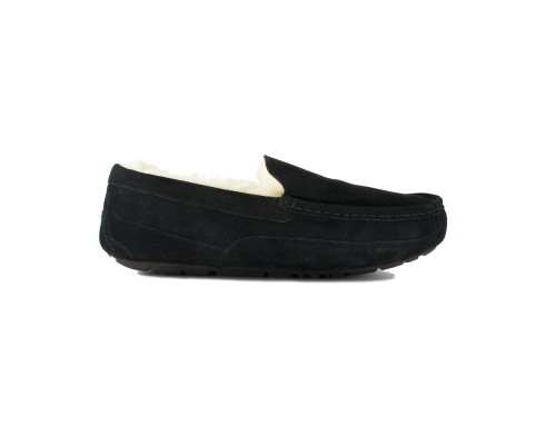 UGG MEN'S MOCCASINS ASCOT BLACK