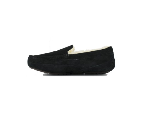UGG MEN'S MOCCASINS ASCOT BLACK