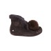 UGG MOCCASINS ALENA POM-POM CHOCOLATE