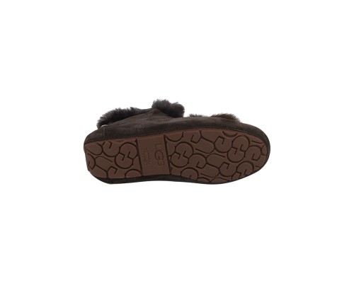 UGG MOCCASINS ALENA POM-POM CHOCOLATE
