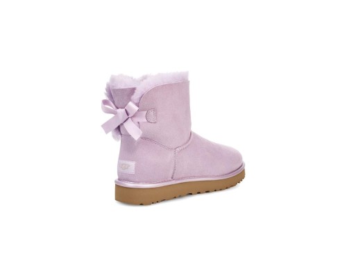 UGG BAILEY BOW MINI II METALL LAVANDER FOG