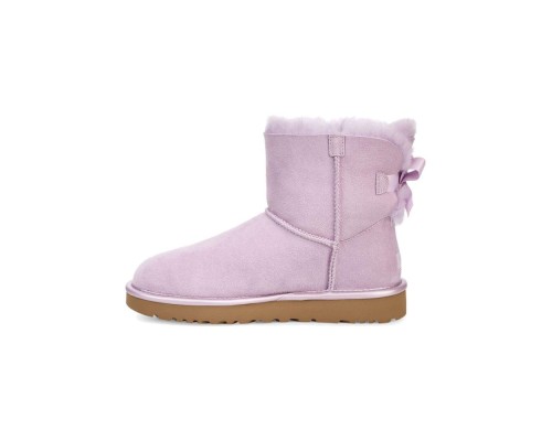 UGG BAILEY BOW MINI II METALL LAVANDER FOG