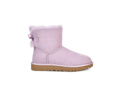 UGG BAILEY BOW MINI II METALL LAVANDER FOG