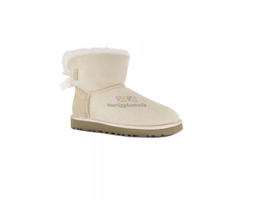 UGG BAILEY BOW MINI II METALL SAND