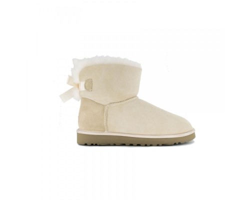 UGG BAILEY BOW MINI II METALL SAND