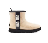 UGG CLASSIC CLEAR MINI NATURAL/BLACK