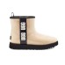 UGG CLASSIC CLEAR MINI NATURAL/BLACK