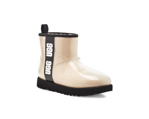 UGG CLASSIC CLEAR MINI NATURAL/BLACK