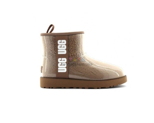 UGG CLASSIC CLEAR MINI CAPPUCCINO