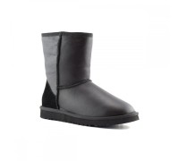 UGG MEN'S CLASSIC SHORT II METALLIC  BLACK ( BIG SIZE)