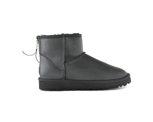 UGG CLASSIC II ONE ZIP MINI MAN'S  BLACK