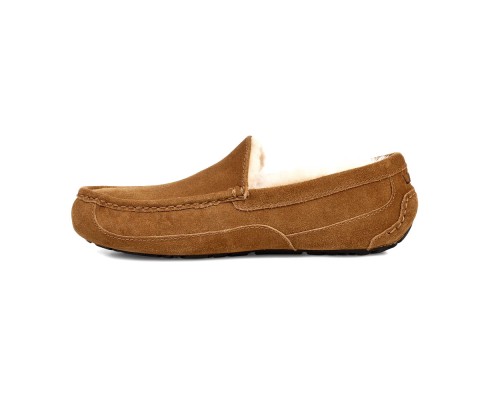 UGG MEN'S MOCCASINS ASCOT CHESTNUT