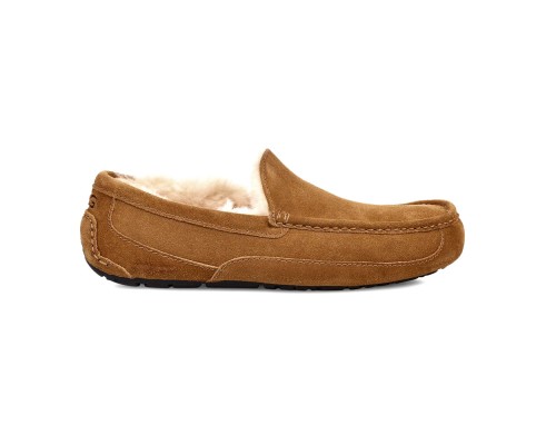 UGG MEN'S MOCCASINS ASCOT CHESTNUT