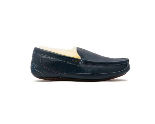 UGG MENS ASCOT LEATHER NAVY