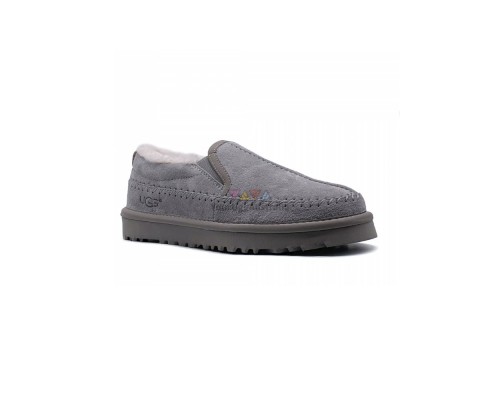 UGG STITCH SLIP ON GREY