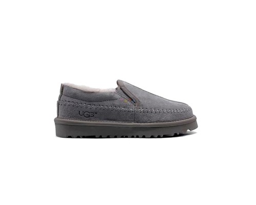 UGG STITCH SLIP ON GREY