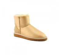 UGG CLASSIC II MINI ZIP METALLIC SOFT GOLD