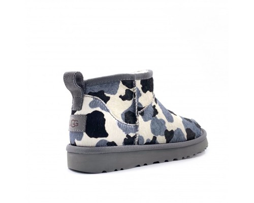 CLASSIC ULTRA MINI COW PRINT  GREY