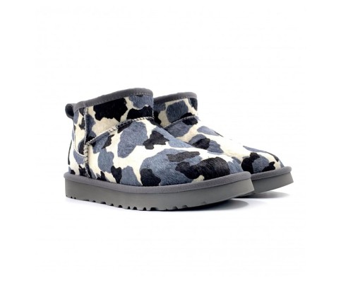 CLASSIC ULTRA MINI COW PRINT  GREY