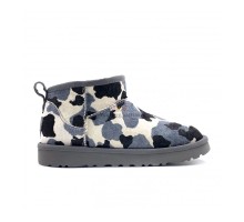 CLASSIC ULTRA MINI COW PRINT  GREY