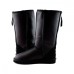 UGG CLASSIC TALL ZIP II METALLIC BLACK
