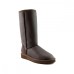 UGG CLASSIC TALL ZIP II METALLIC CHOCOLATE