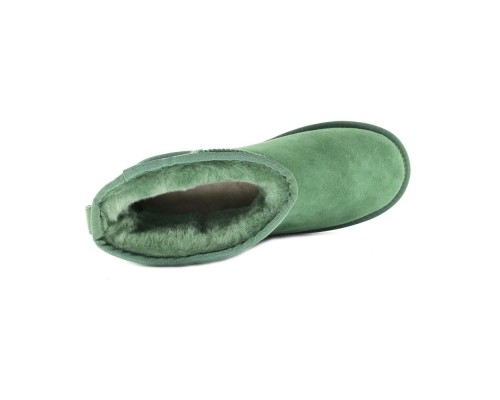 UGG CLASSIC MINI II DARK GREEN	