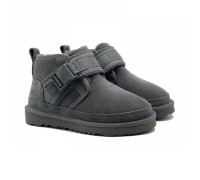 UGG KIDS BOOTS NEUMEL SNAPBACK GREY