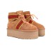 UGG CLASSIC MINI II BRAID PLATFORM CHESTNUT