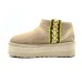 UGG CLASSIC ULTRA MINI BRAID PLATFORM SAND