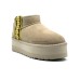 UGG CLASSIC ULTRA MINI BRAID PLATFORM SAND