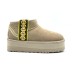 UGG CLASSIC ULTRA MINI BRAID PLATFORM SAND