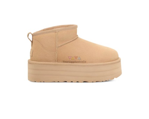 UGG CLASSIC ULTRA MINI PLATFORM DRIFT WOOD