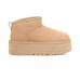 UGG CLASSIC ULTRA MINI PLATFORM DRIFT WOOD