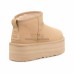 UGG CLASSIC ULTRA MINI PLATFORM DRIFT WOOD