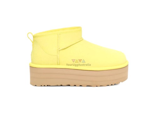 UGG CLASSIC ULTRA MINI PLATFORM PEARFECT