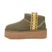 UGG CLASSIC ULTRA MINI BRAID PLATFORM BURT OLIVE