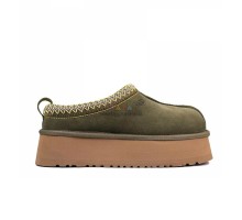 UGG WOMEN'S TASMAN TAZZ PLATFORM BUNRT OLIVE