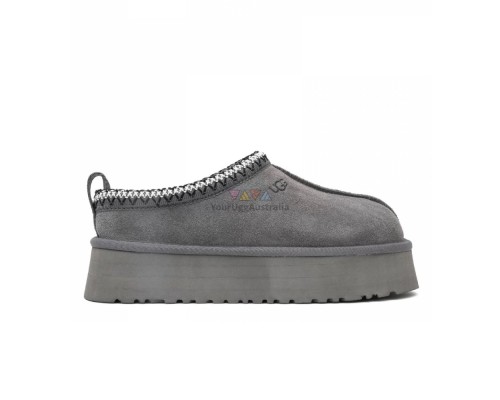 UGG WOMEN'S TASMAN TAZZ PLATFORM GREY