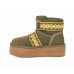 UGG WOMEN MINI II BRAID PLAT KHAKI