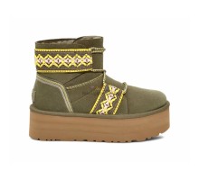 UGG WOMEN MINI II BRAID PLAT KHAKI