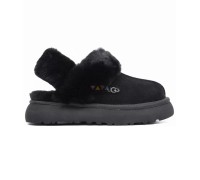 UGG SLIPPERS DISQUETTE  BLACK