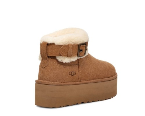 UGG ULTRA MINI BELTED ROLLER CHESTNUT