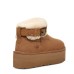 UGG ULTRA MINI BELTED ROLLER CHESTNUT