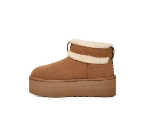 UGG ULTRA MINI BELTED ROLLER CHESTNUT