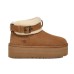 UGG ULTRA MINI BELTED ROLLER CHESTNUT