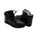 UGG LODGE MINI LEATHER BLACK