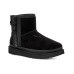UGG CLASSIC MINI ZIPPER TAPE LOGO BLACK